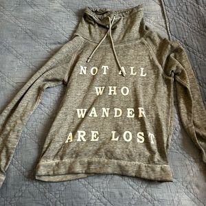 Fifth sun sweater not all who wander are lost